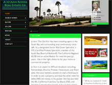 Tablet Screenshot of joannrodda.com